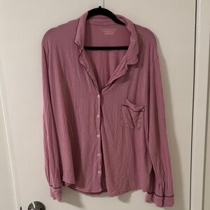 Victoria Secret Pink Pajama Shirt